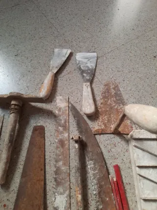 Lote herramientas escayolistas