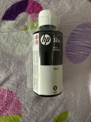 Tinta HP 32XL Negra en Botella