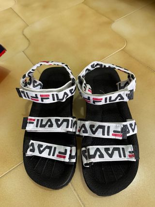 Sandali Fila Donna Neri e Bianchi