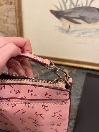 Bolso Parfois rosa florecitas nuevo