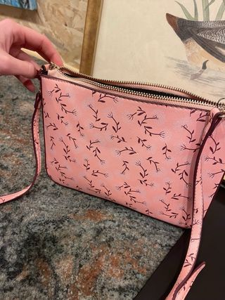 Bolso Parfois rosa florecitas nuevo
