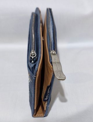 Cartera Sweet Candy azul diseño vintage