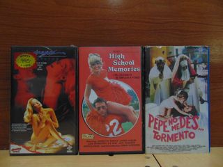 PACK DE 15 PELÍCULAS VHS VIEJAS. Originales.