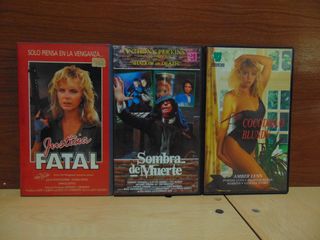 PACK DE 15 PELÍCULAS VHS VIEJAS. Originales.