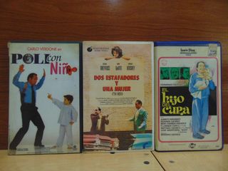 PACK DE 15 PELÍCULAS VHS VIEJAS. Originales.