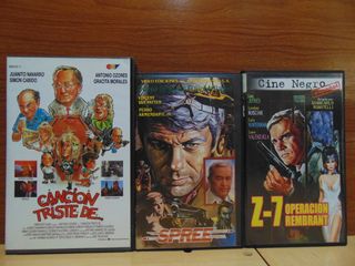 PACK DE 15 PELÍCULAS VHS VIEJAS. Originales.