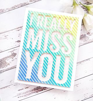 Troquel I REALLY MISS YOU