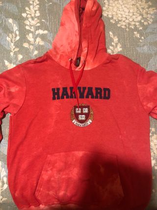 Sudadera Harvard Niño Talla 10/12 Roja