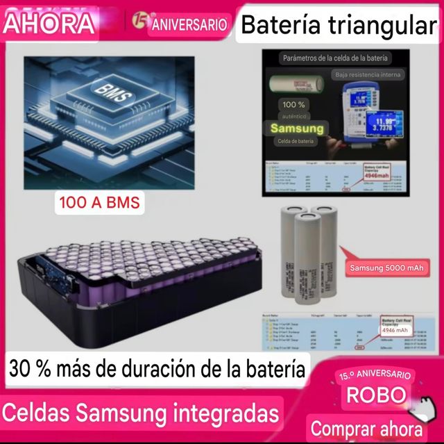 Batería Saikeung triangular iones sin estrenar