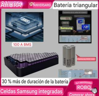 Batería Saikeung triangular iones sin estrenar
