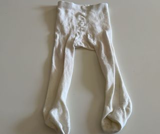 Mallas de bebé color crudo