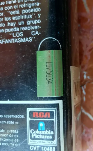 LOS CAZAFANTASMAS - VHS (PRIMERA EDICIÓN)