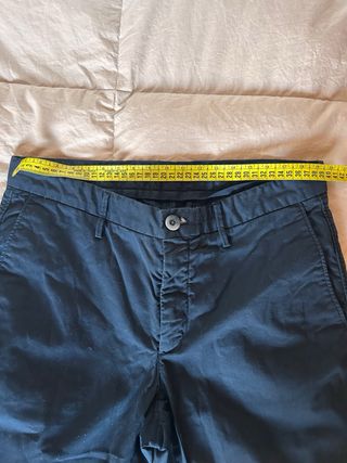 Pantalón Chino Massimo Dutti Talla 40 Azul marino
