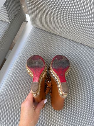 Sandalias Cuña Christian Louboutin Talla 36