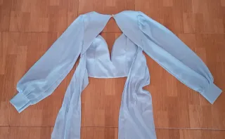 Top gasa manga larga