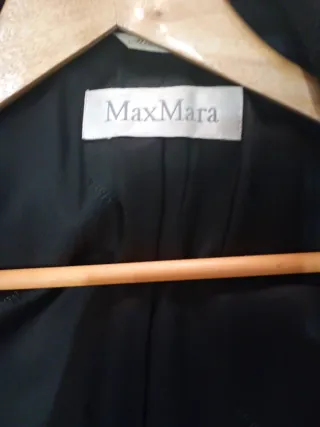 Abrigo Max Mara Negro