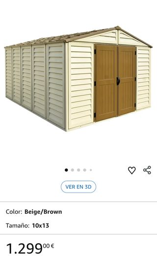 Caseta cobertizo jardin DURAMAX