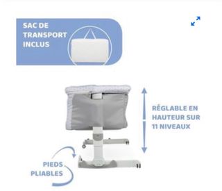 Cuna Colecho Chicco Next2me Dream Silver