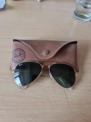 Gafas de sol Ray-Ban Aviator doradas