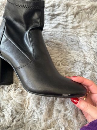 Botines negros tacón