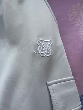 Pantalones cargo Silksilk grises mujer