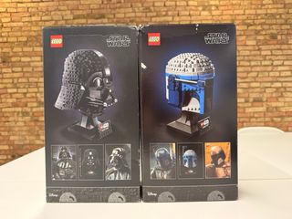 LEGO Star Wars Cascos Darth Vader y Jango Fett