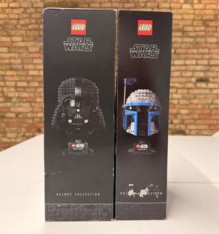 LEGO Star Wars Cascos Darth Vader y Jango Fett