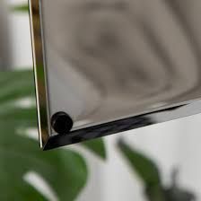 Armario de Baño con Espejo   39x12x60 cm Plata