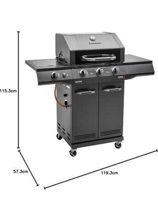 Barbacoa de gas 3 quemadores