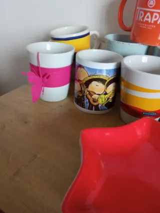 set de  dos tazas  5€