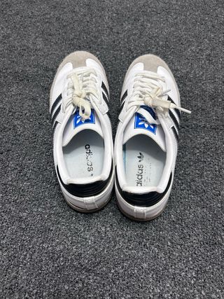 Adidas Samba Clásicas Blancas y Grises