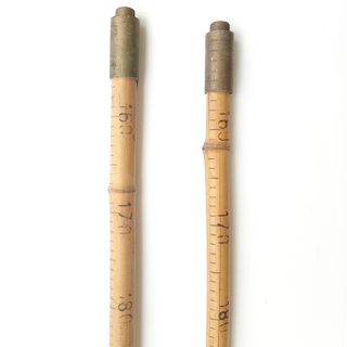 Triplometro bambù 2 pz con attacchi bronzo