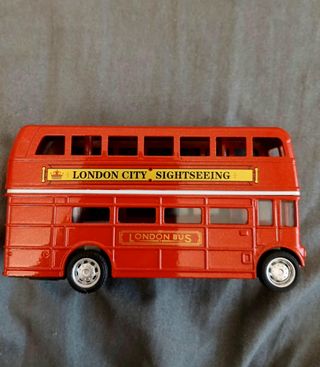 Autobus Londra 2 Piani Metallo