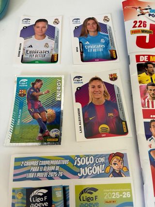 Revista Jugón 226 Liga F Moeve Panini
