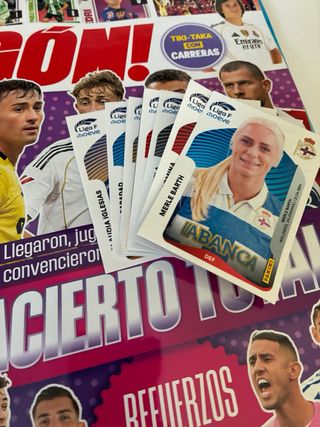 Revista Jugón 226 Liga F Moeve Panini