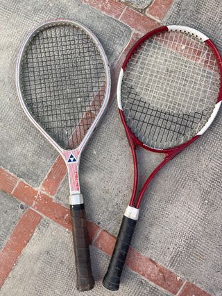 2 Raquetas de Tenis Fischer y Artengo