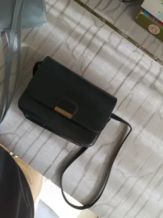 Pack 2 bolsos: negro y azul