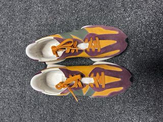 New Balance 327 Mostaza/Morado Originales