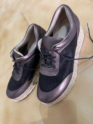 Scarpe Luciano Barachini donna nere/argento