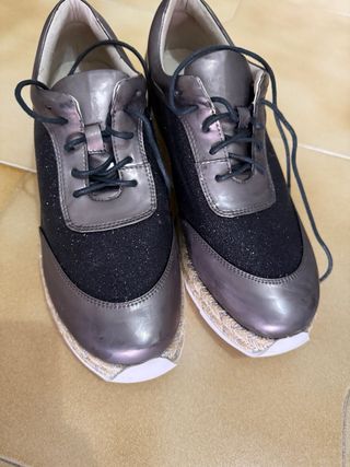 Scarpe Luciano Barachini donna nere/argento