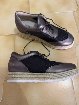 Scarpe Luciano Barachini donna nere/argento
