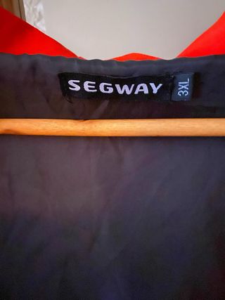 Chaqueta chubasquero Segway naranja