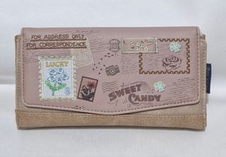 Cartera Sweet Candy marrón · Diseño vintage