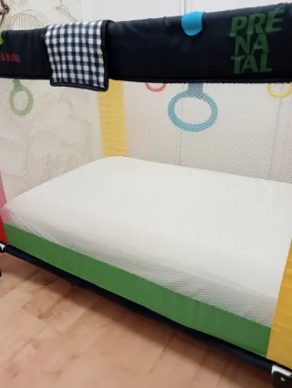 CUNA DE VIAJE Y COLCHON‼️ NUEVO‼️ 100x65CM‼️