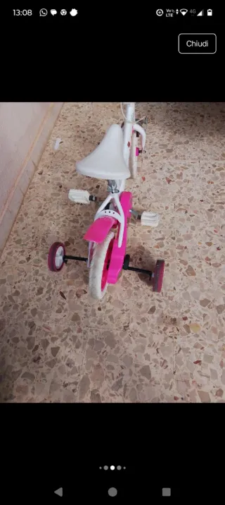 Bicicletta Masha e Orso bimba