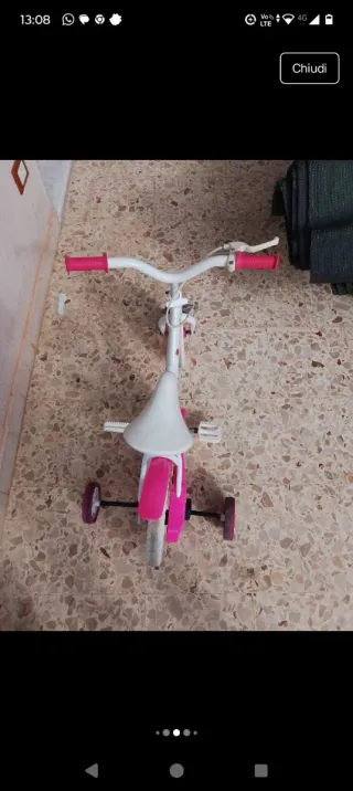 Bicicletta Masha e Orso bimba