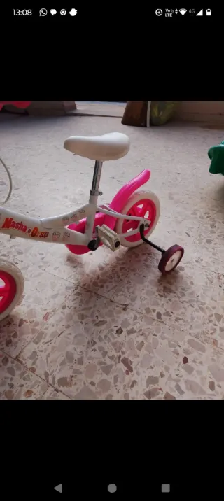 Bicicletta Masha e Orso bimba