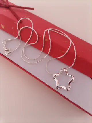 Collar Estrella Plata de Ley 925