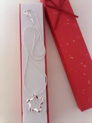 Collar Estrella Plata de Ley 925