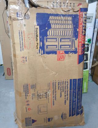 Cobertizo de jardín de plástico caseta para jardín